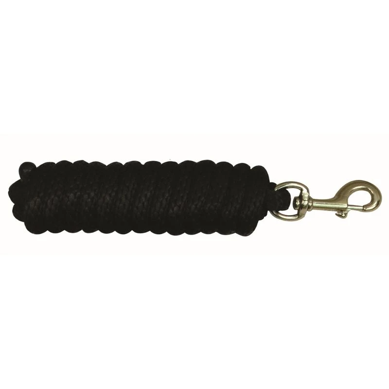 Western Rawhide 3/4" Cotton Lead Rope w/Bolt Snap - Black Western Rawhide 3/4" Cotton Lead Rope W/Bolt Snap - Black -Ovation Store 443802 800 800
