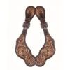 Western Rawhide Country Legend Spur Straps - Two Tone Brown