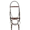 Harmohn Kraft Raised Padded Event Bridle W/Flash And Web Reins - Oakbark -Ovation Store 444848 800 800