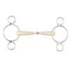 Happy Mouth Bits Jointed 2-Ring Gag - Stainless Steel -Ovation Store 450600 800 800