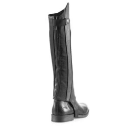 Horze Quinton Leather Half Chaps - Black -Ovation Store 451243 800 800