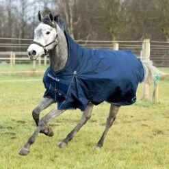 Horze Avalanche Turnout Blanket 150g - Peacoat Dark Blue