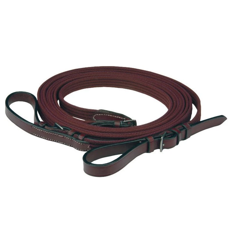 Kincade Web Draw Reins - Brown Kincade Web Draw Reins - Brown -Ovation Store 451618 800 800