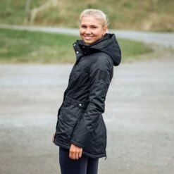 Horze Women's Jadine Winter Jacket - Black 5 Horze Women's Jadine Winter Jacket - Black -Ovation Store 452201 800 800