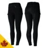 Horze Women's Limited Edition Ivy Full Seat Cargo Breeches - Black -Ovation Store 452371 800 800
