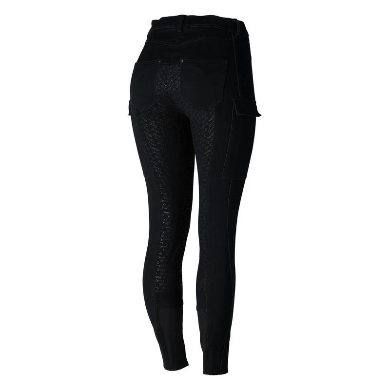 Horze Women's Limited Edition Ivy Full Seat Cargo Breeches - Black Horze Women's Limited Edition Ivy Full Seat Cargo Breeches - Black -Ovation Store 452374 800 800
