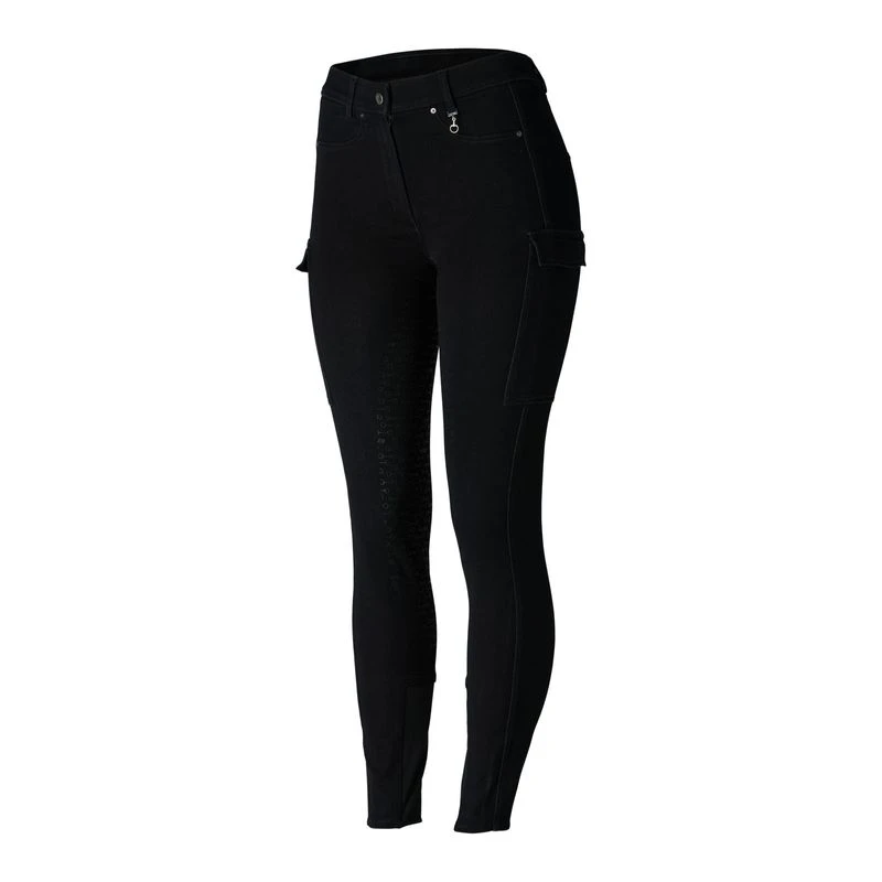 Horze Women's Limited Edition Ivy Full Seat Cargo Breeches - Black Horze Women's Limited Edition Ivy Full Seat Cargo Breeches - Black -Ovation Store 452375 800 800