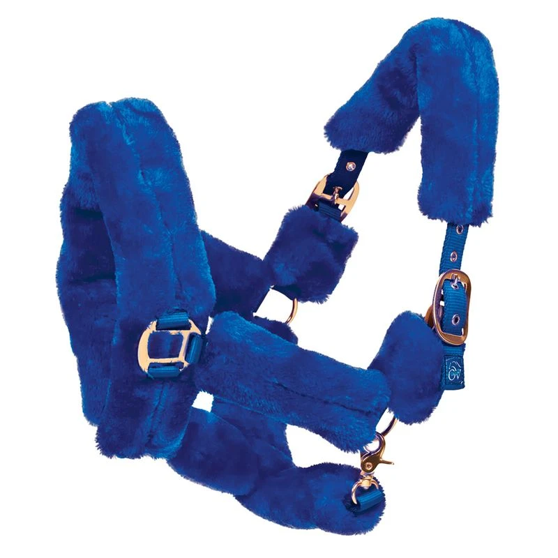 Ovation Rose Gold Fleece Shipping Halter - Navy Ovation Rose Gold Fleece Shipping Halter - Navy -Ovation Store 454166 800 800