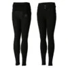 Horze Kids' Tara High Waist Full Seat Breeches - Black -Ovation Store 476305 800 800