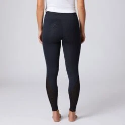 Horze Women's Gwen Full Seat Leggings W/Mesh - Dark Blue -Ovation Store 476392 800 800