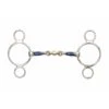 Shires Two Ring Gag W/Lozenge - Blue Sweet Iron -Ovation Store 477619 800 800