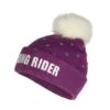 Horze Kids' Terry Reflective Knitted Hat - Arty Purple -Ovation Store 479239 800 800