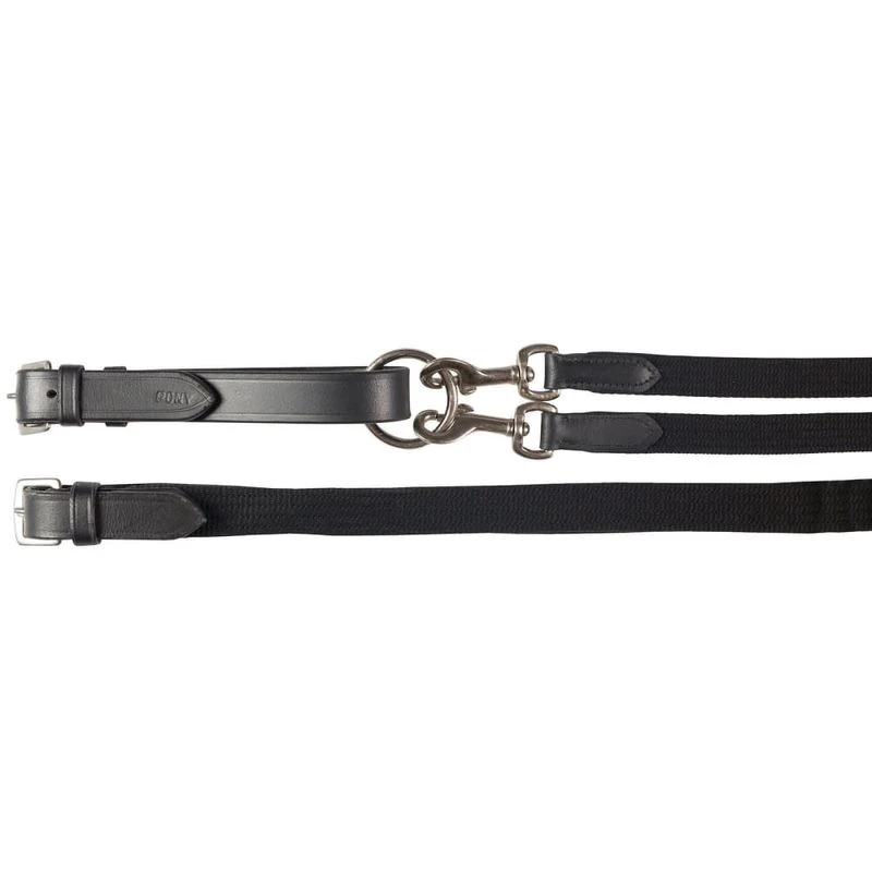 Horze Webbed Draw Reins - Black Horze Webbed Draw Reins - Black -Ovation Store 479759 800 800