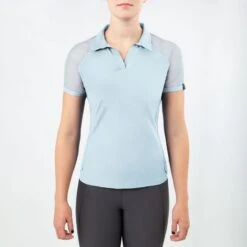 Irideon Women's Air-Tech Polo Shirt - Energy Blue -Ovation Store 481691 800 800