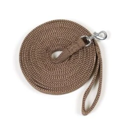 Centaur Cushion Padded Lunge Line - Tan/Brown