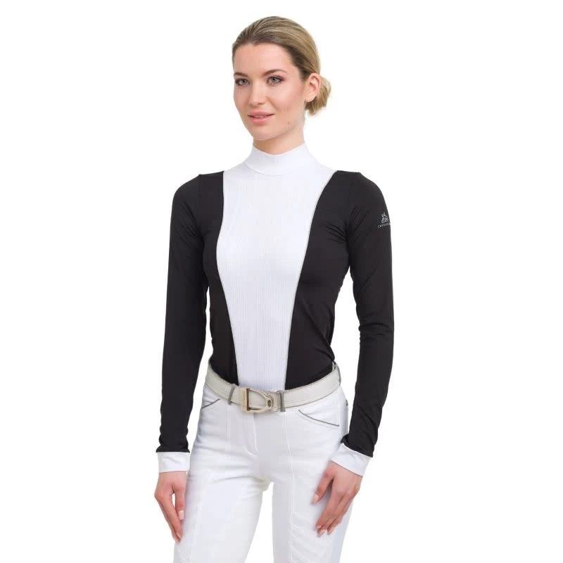 Cavalliera Women's Queen Long Sleeve Show Shirt - Black Cavalliera Women's Queen Long Sleeve Show Shirt - Black -Ovation Store 496466 800 800