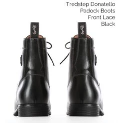 Tredstep Donatello Lace Paddock Boot - Black 4 Tredstep Donatello Lace Paddock Boot - Black -Ovation Store 517135 800 800