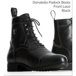 Tredstep Donatello Lace Paddock Boot - Black 5 Tredstep Donatello Lace Paddock Boot - Black -Ovation Store 517136 800 800