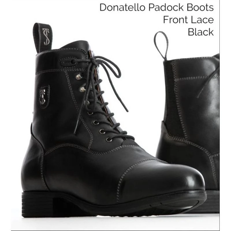 Tredstep Donatello Lace Paddock Boot - Black Tredstep Donatello Lace Paddock Boot - Black -Ovation Store 517136 800 800