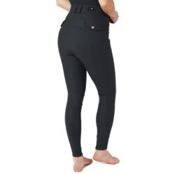 Horze Women's Andrea Slimming Knee Patch Breeches - Dark Navy -Ovation Store 530102 800 800