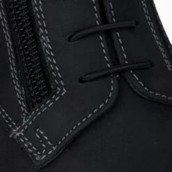 Horze Kids' Blake Front Zip Paddock Boots - Black -Ovation Store 532821 800 800