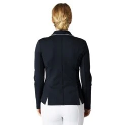Horze Women's Martina Show Coat - Dark Navy/White -Ovation Store 532884 800 800