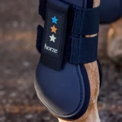 Horze Alex Pony Neoprene-Lined Tendon Boots - Dark Navy 4 Horze Alex Pony Neoprene-Lined Tendon Boots - Dark Navy -Ovation Store 535583 800 800