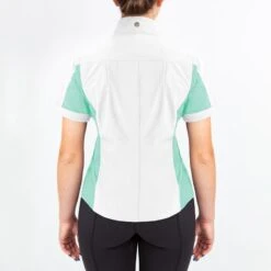 Irideon Kids' Athena Short Sleeve Show Shirt - Bright White/Island Green 4 Irideon Kids' Athena Short Sleeve Show Shirt - Bright White/Island Green -Ovation Store 540414 800 800