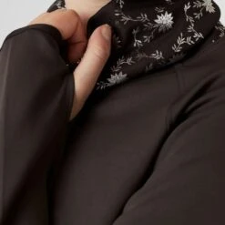 Horze Women's Kaitlin Turtleneck Sweater W/ Flower Design - After Dark Brown -Ovation Store 544264 800 800