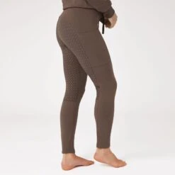 Horze Women's Jade Cotton Stretch Full Seat Riding Tights - French Roast -Ovation Store 558517 800 800