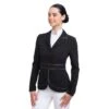 Cavalliera Women's Prima Show Jacket - Black/Grey -Ovation Store 558773 800 800