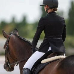 Cavalliera Women's Prima Show Jacket - Black/Grey -Ovation Store 558777 800 800