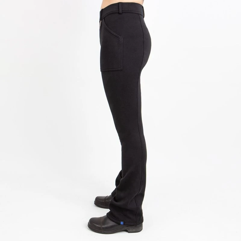 Irideon Women's Fjord Fleece 1/2 Seat Boot Cut Breeches - Black Irideon Women's Fjord Fleece 1/2 Seat Boot Cut Breeches - Black -Ovation Store 572336 800 800