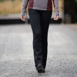 Irideon Women's Fjord Fleece 1/2 Seat Boot Cut Breeches - Black 5 Irideon Women's Fjord Fleece 1/2 Seat Boot Cut Breeches - Black -Ovation Store 572338 800 800