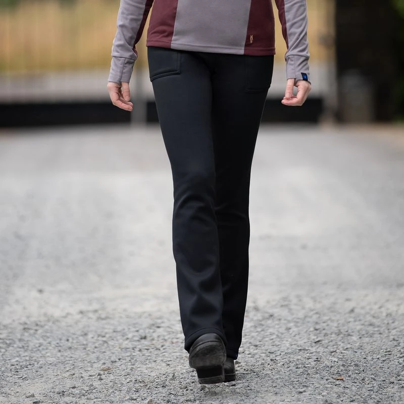 Irideon Women's Fjord Fleece 1/2 Seat Boot Cut Breeches - Black Irideon Women's Fjord Fleece 1/2 Seat Boot Cut Breeches - Black -Ovation Store 572338 800 800