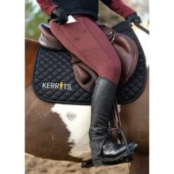 Kerrits Women's Fleece Lite II Knee Patch Tights - Mahogany Herringbone -Ovation Store 575578 800 800