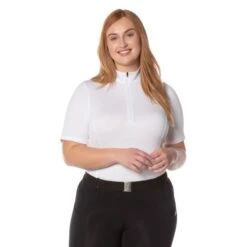 Kerrits Women's Ice Fil Lite Short Sleeve Shirt Solid - White 4 Kerrits Women's Ice Fil Lite Short Sleeve Shirt Solid - White -Ovation Store 576228 800 800