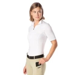Kerrits Women's Ice Fil Lite Short Sleeve Shirt Solid - White 5 Kerrits Women's Ice Fil Lite Short Sleeve Shirt Solid - White -Ovation Store 576229 800 800