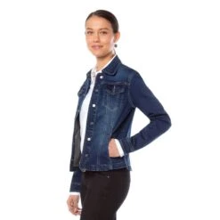 EQL Women's In Motion Jean Jacket - Midnight Wash -Ovation Store 580252 800 800