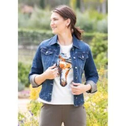 EQL Women's In Motion Jean Jacket - Midnight Wash -Ovation Store 580255 800 800
