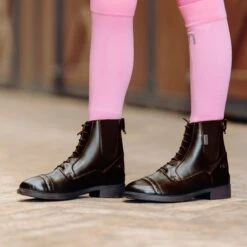 Horze Kids' Kilkenny Polyurethane Jodhpur Boots - Brown 4 Horze Kids' Kilkenny Polyurethane Jodhpur Boots - Brown -Ovation Store 581348 800 800