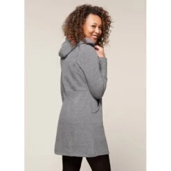 EQL Women's Weekender Fleece Hoodie Dress - Heather Grey 4 EQL Women's Weekender Fleece Hoodie Dress - Heather Grey -Ovation Store 582453 800 800