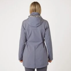 Horze Women's Freya Long Softshell Jacket - Steel Grey -Ovation Store 583947 800 800