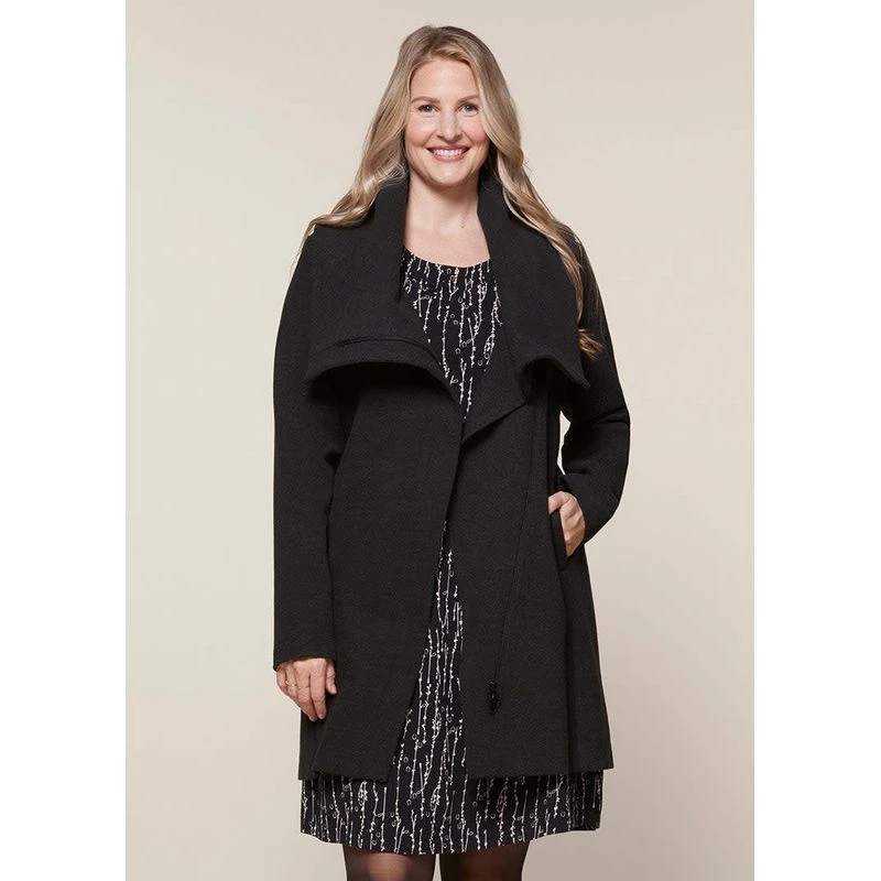 EQL Women's Brushed Ponte Uptown Jacket - Heather Black EQL Women's Brushed Ponte Uptown Jacket - Heather Black -Ovation Store 585145 800 800