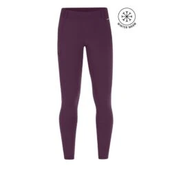 Kerrits Kids' Power Stretch Knee Patch Pocket Tights - Raisin