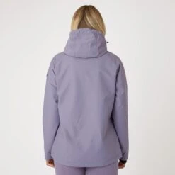 Horze Women's Ayla Waterproof Shell Riding Jacket - Grey Ridge Purple -Ovation Store 586371 800 800
