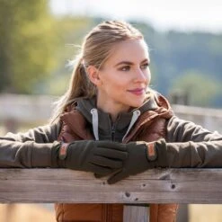 Horze Maya Winter Gloves - Dark Olive -Ovation Store 590892 800 800