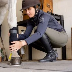 Horze Women's Iris Training And Show Shirt - Dark Navy -Ovation Store 591068 800 800