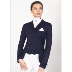 Fair Play Women's Elizabeth Comfimesh Short Tail Coat - Black -Ovation Store 592840 800 800