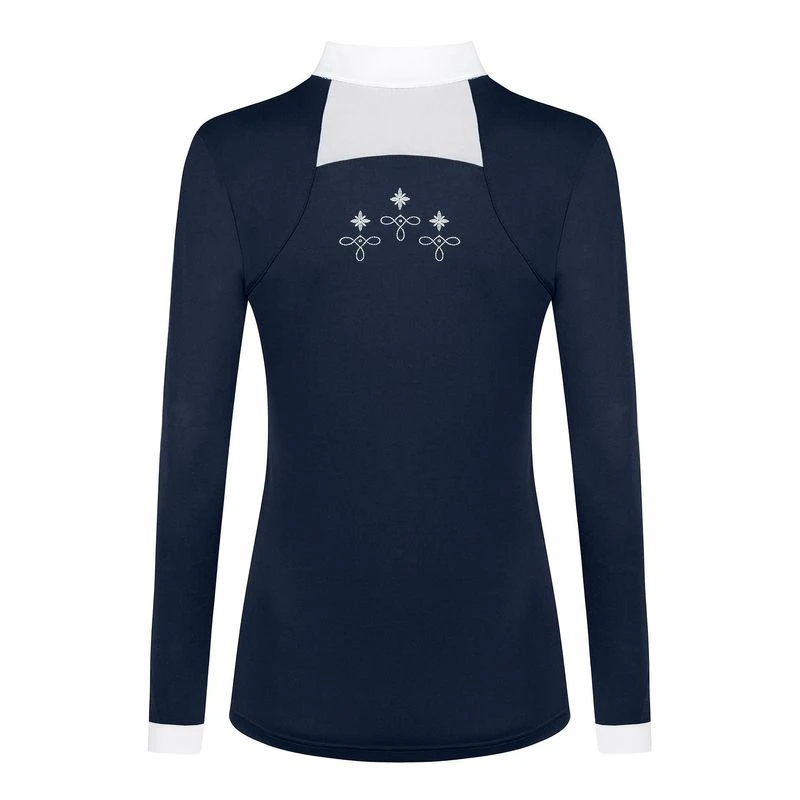 Fair Play Women's Lorella Long Sleeve Competition Shirt - Navy/White Fair Play Women's Lorella Long Sleeve Competition Shirt - Navy/White -Ovation Store 594288 800 800